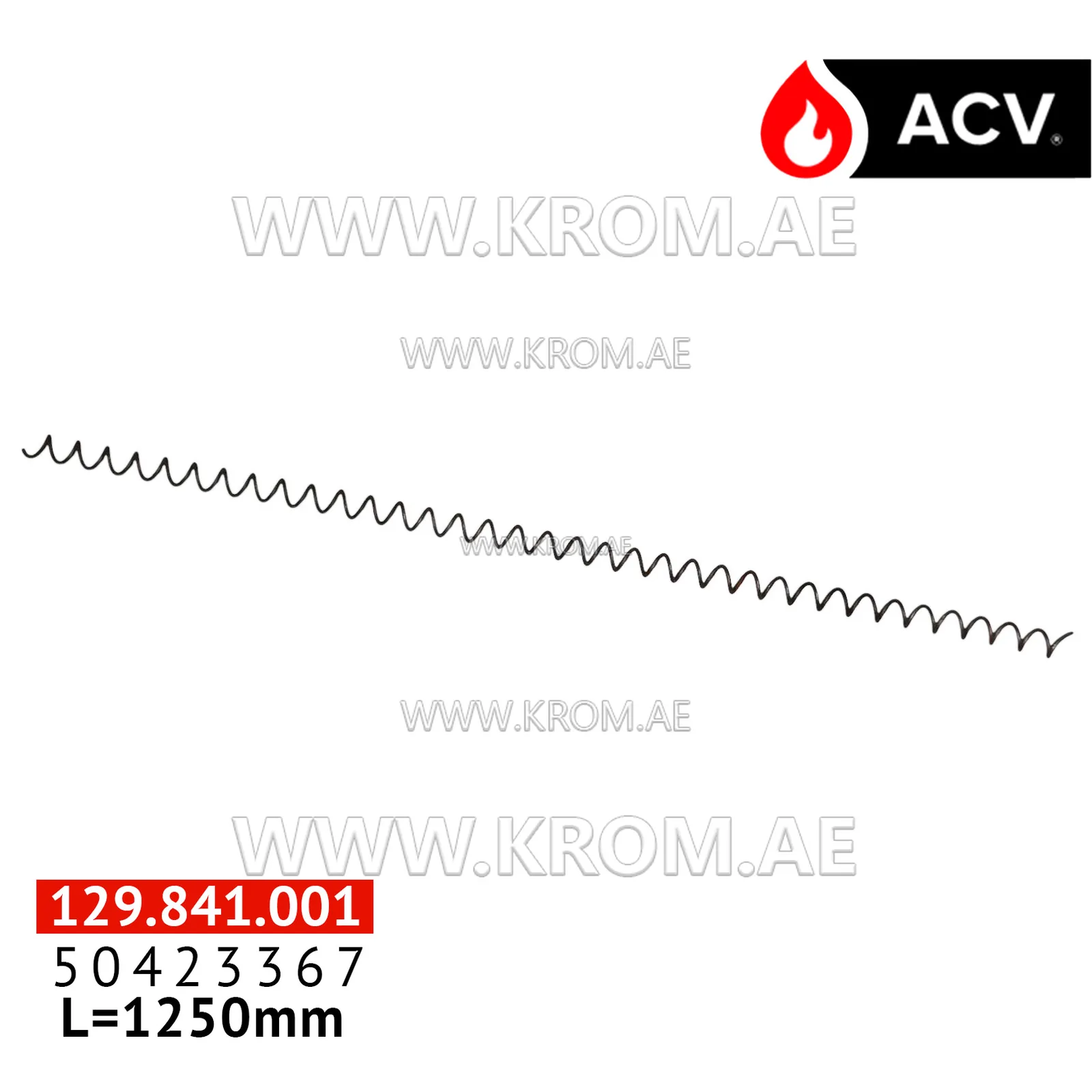 ACV 50423367 turbulators ca 250 l.1250mm (24 pc)