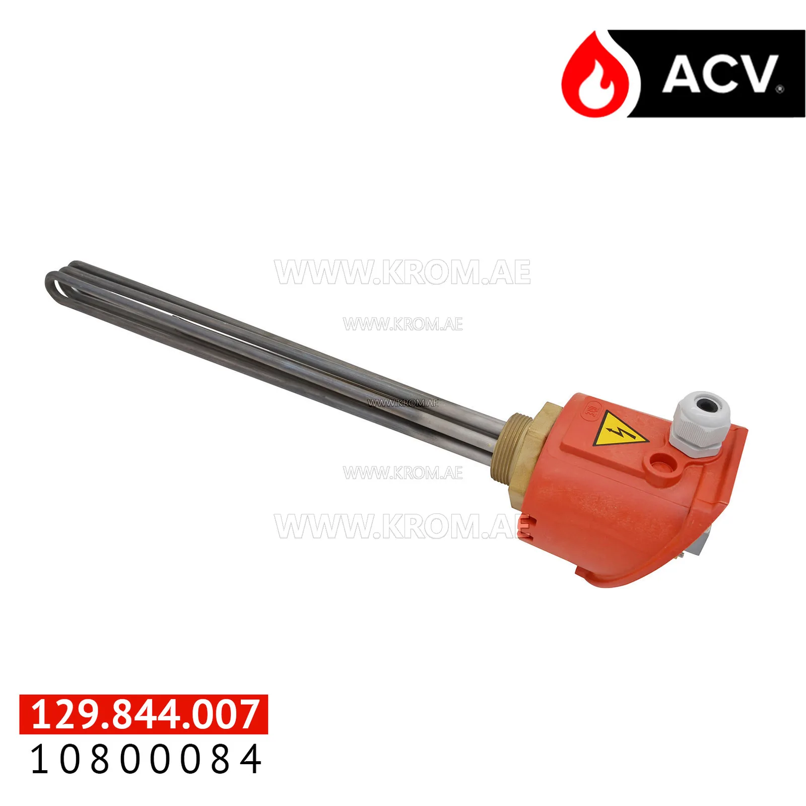 ACV 10800084 heating element 6kW TRI 400V 6/4 SLE