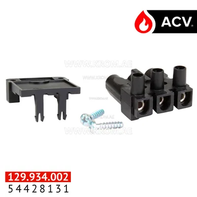ACV 54428131 plug f. 3-pin