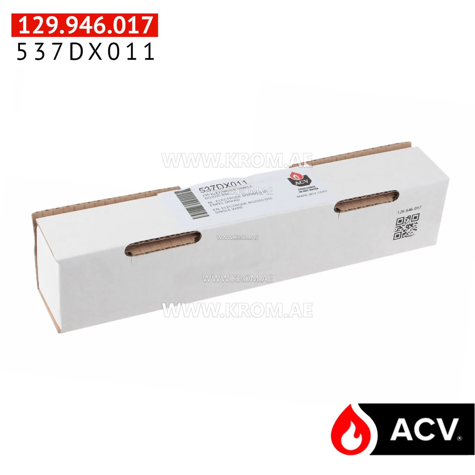 ACV 537DX011 electrode BG2000-s55 single wire