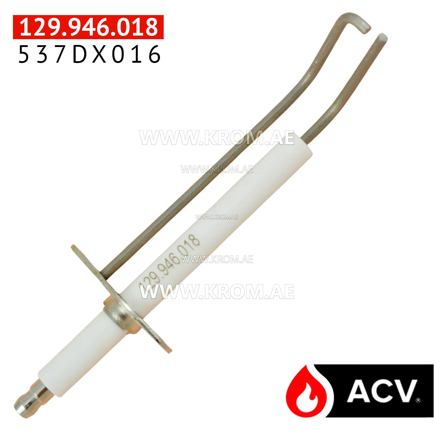ACV 537DX016 electrode replaces 537DZ043