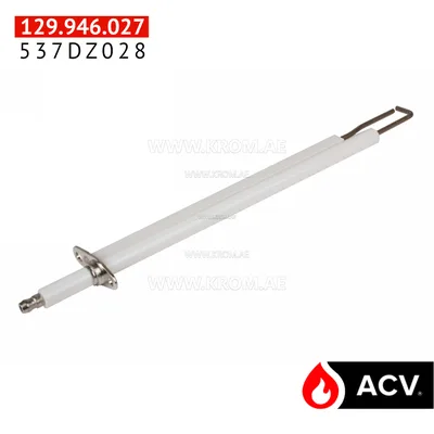 ACV 537DZ028 electrode l215mm straight dual ceram.