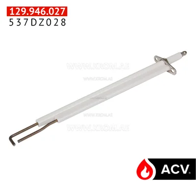 ACV 537DZ028 electrode l215mm straight dual ceram.