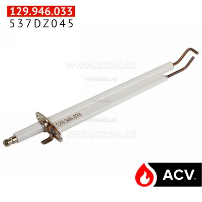 ACV 537DZ045 electrode 185-15-RH dbl.ceram