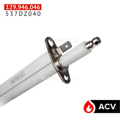 ACV 537DZ040 electrode 185mm straight dual ceram.