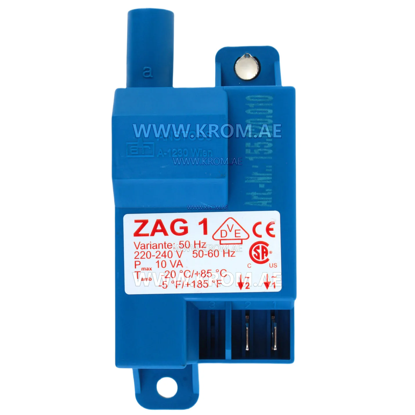 Anstoss ZAG 1 Var. 50Hz 07000079 ignition transformer