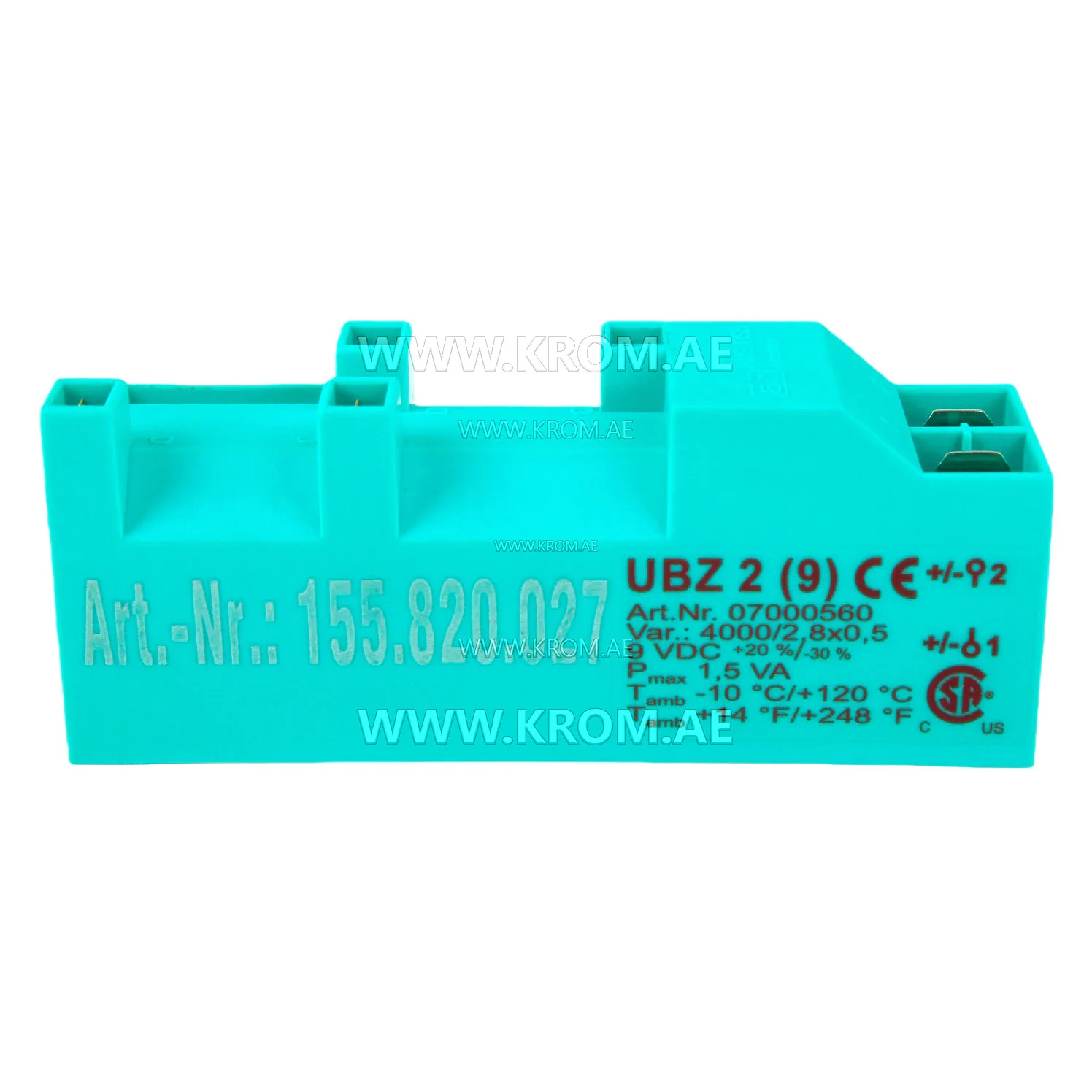 Anstoss UBZ 2 (9)4000/2.8x0.5 07000560 ignition transformer