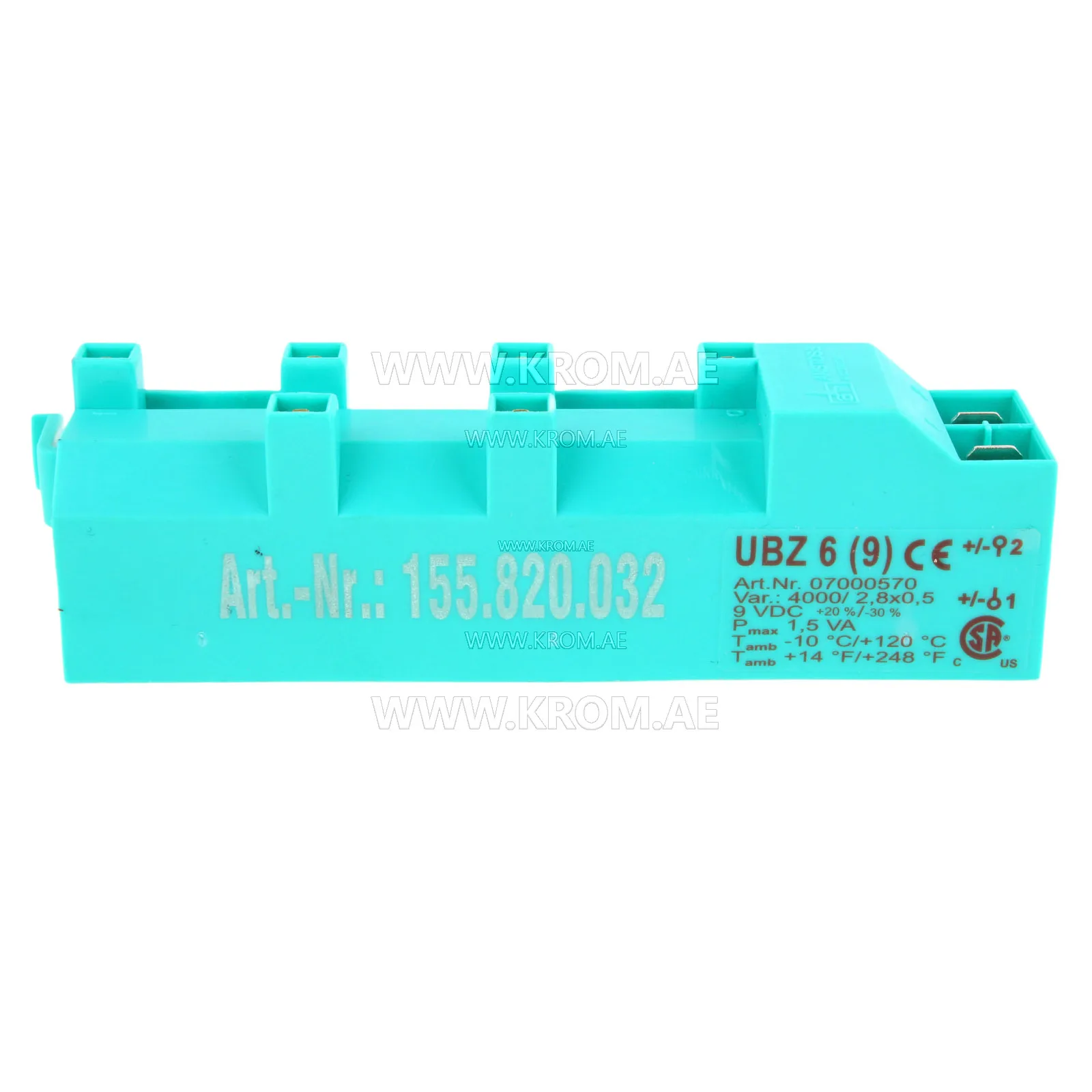Anstoss UBZ 6 (9)4000/2.8x0.5 07000570 ignition transformer