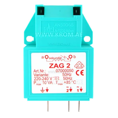 Anstoss ZAG 2 Var.50Hz 07000050 ignition transformer