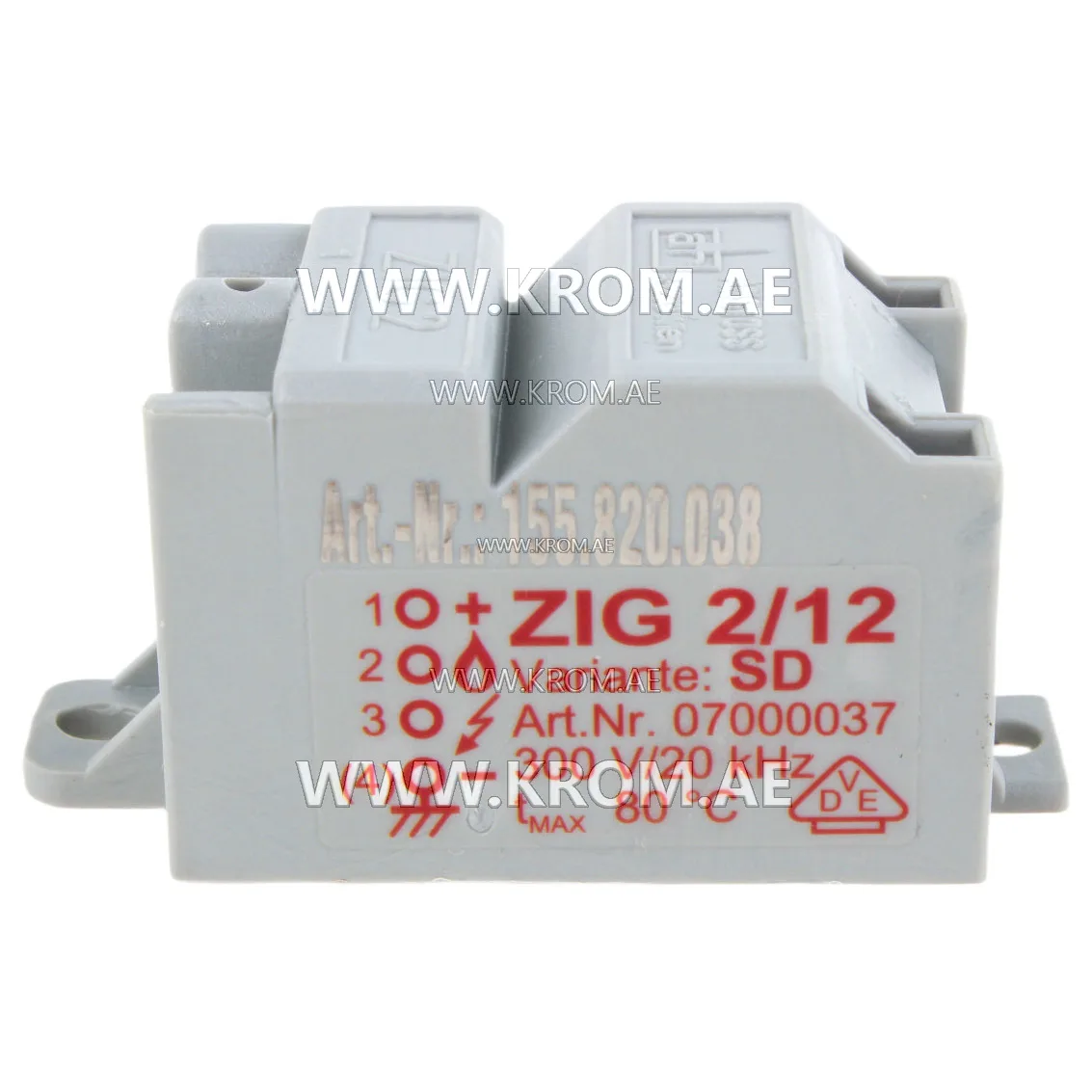 Anstoss ZIG 2/12 SD 07000037 ignition transformer