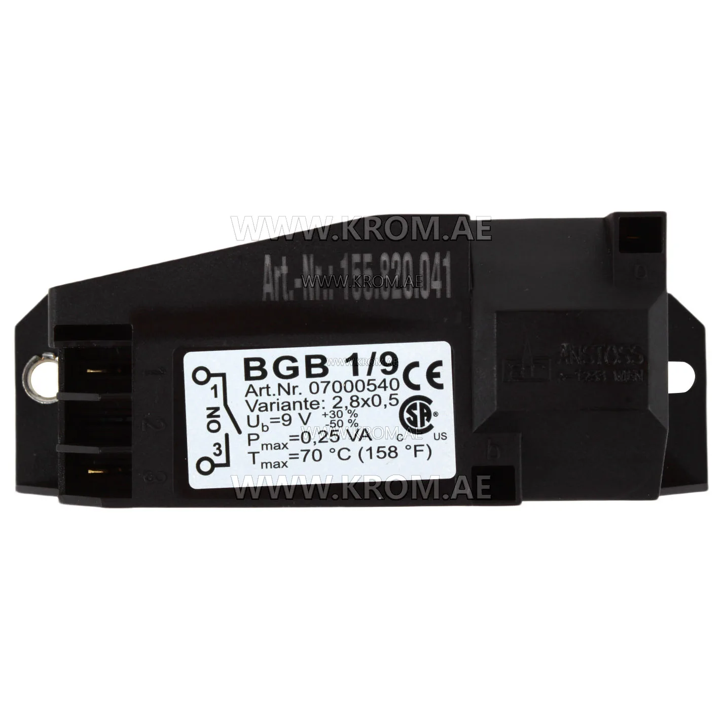 Anstoss BGB 1/9 07000540 ignition transformer
