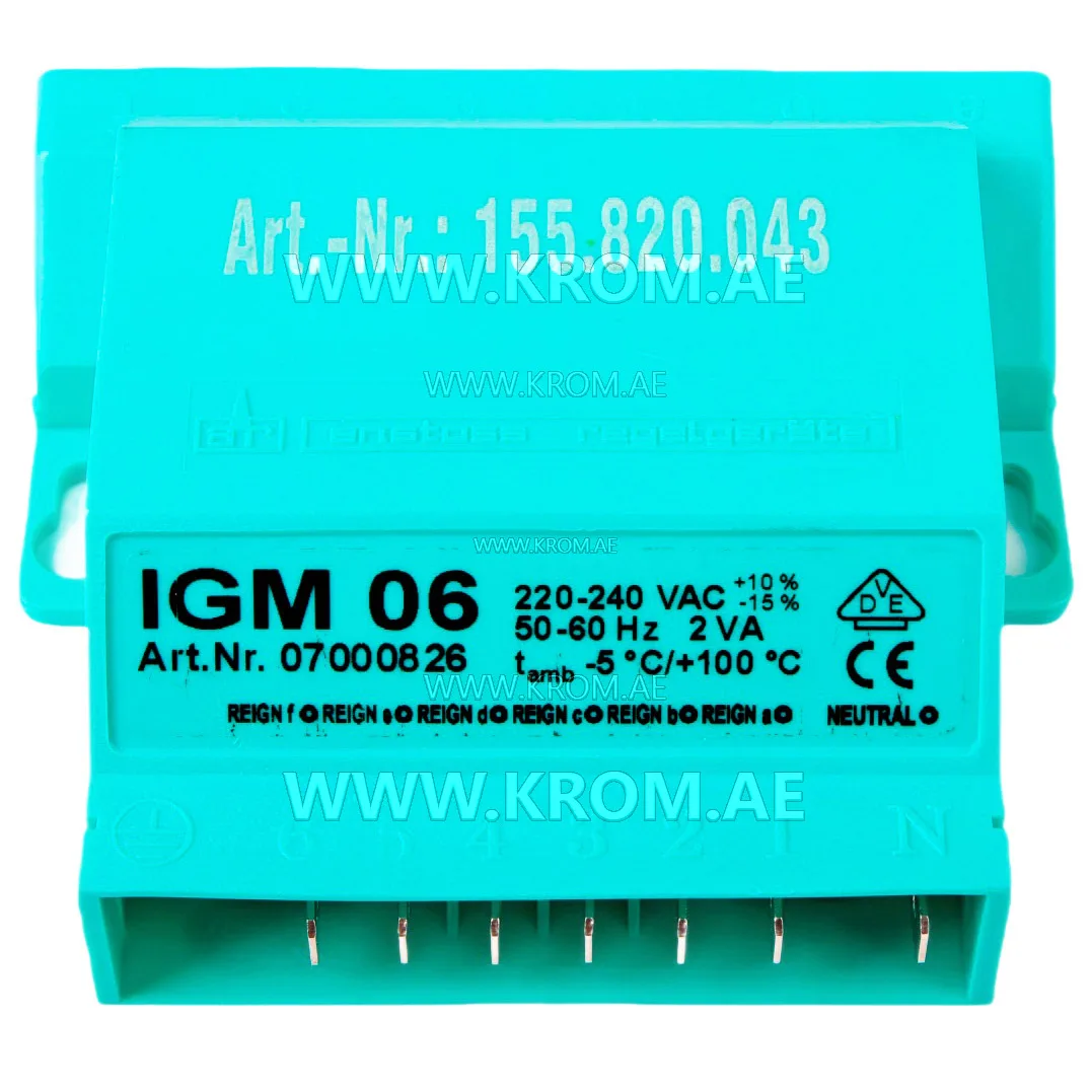 Anstoss IGM 06 7000826 ignition transformer