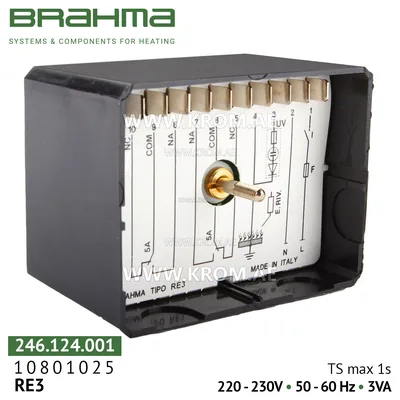 Brahma 10801025 RE3 flame relay
