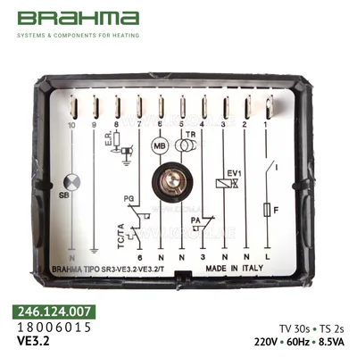 Brahma 18006015 VE3.2 control box