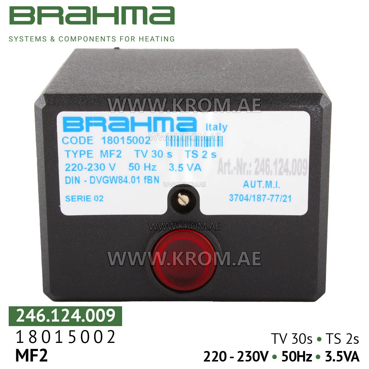 Brahma 18015002 MF2 control box