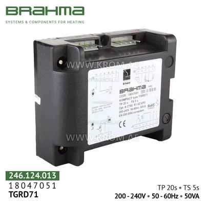 Brahma 18047051 TGRD71 control box