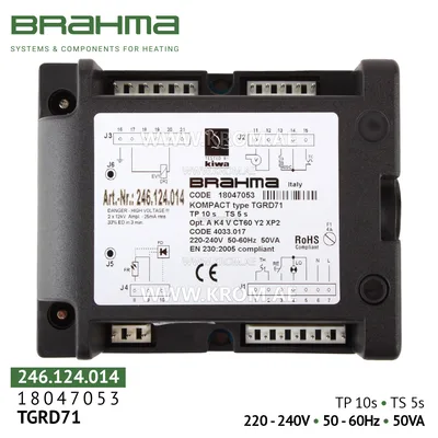 Brahma 18047053 TGRD71 control box