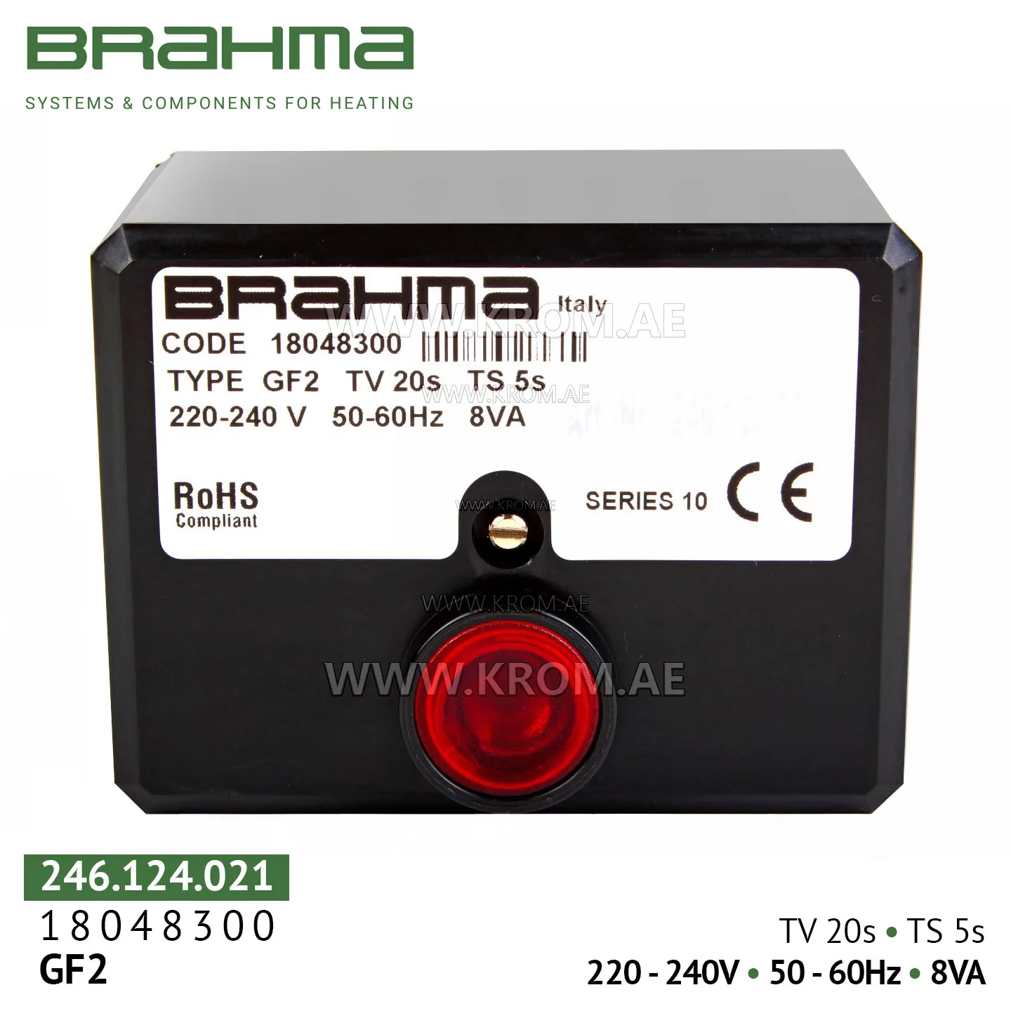 Brahma 18048300 GF2 control box