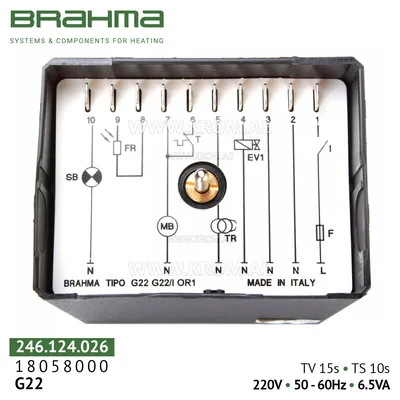 Brahma 18058000 G22 control box