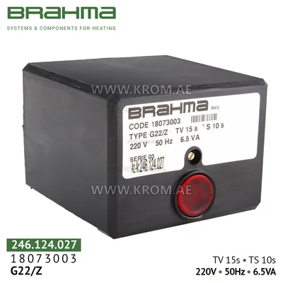 Brahma 18073003 G22/Z control box
