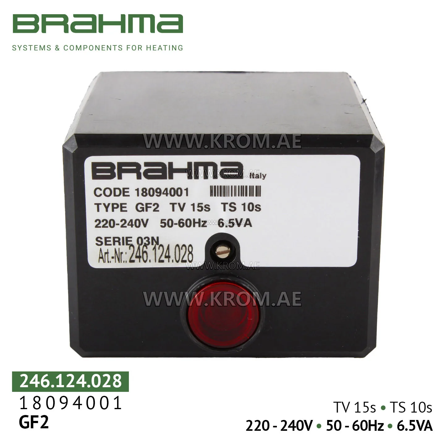 Brahma 18094001 GF2 control box