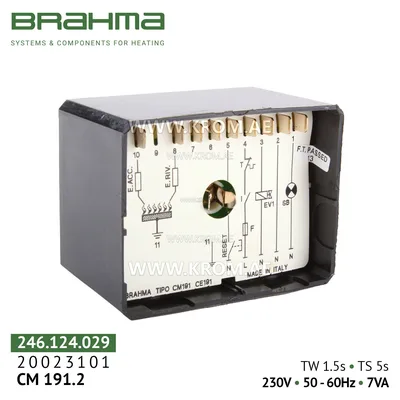 Brahma 20023101 CM191N.2 control box