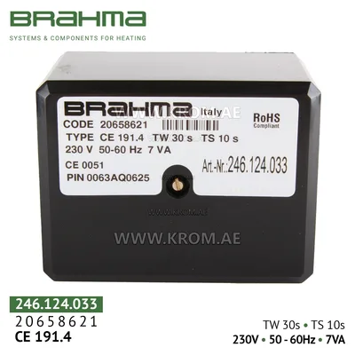 Brahma 20658621 CE191.4 control box