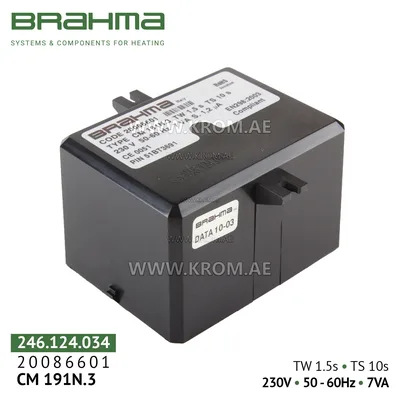 Brahma 20086601 CM191N.3 control box