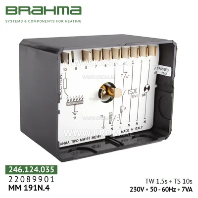 Brahma 22089901 MM191N.4 control box