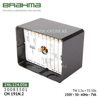Brahma 20083301 CM191N.2 control box