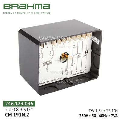 Brahma 20083301 CM191N.2 control box