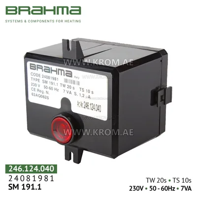 Brahma 24081981 SM191.1 control box