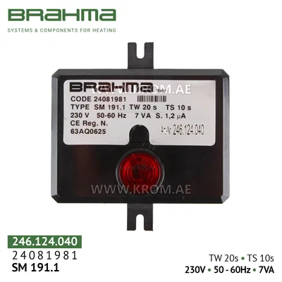 Brahma 24081981 SM191.1 control box