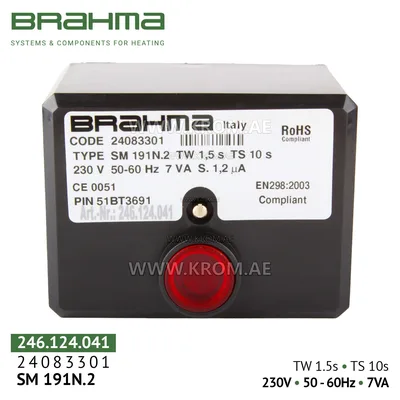 Brahma 24083301 SM191N.2 control box