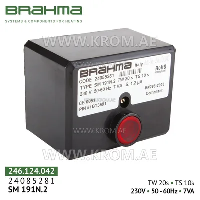 Brahma 24085281 SM191N.2 control box