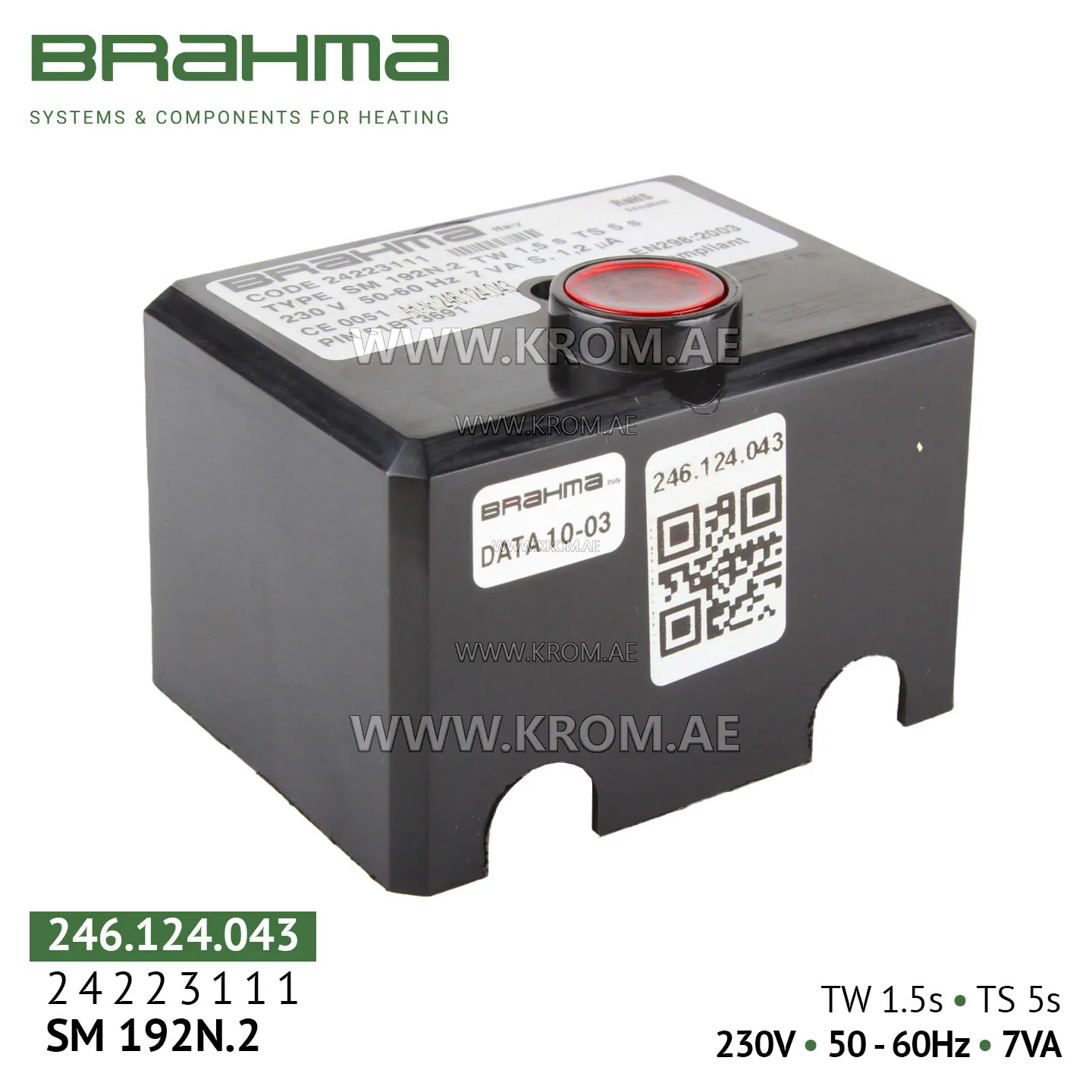 Brahma 24223111 SM192N.2 control box