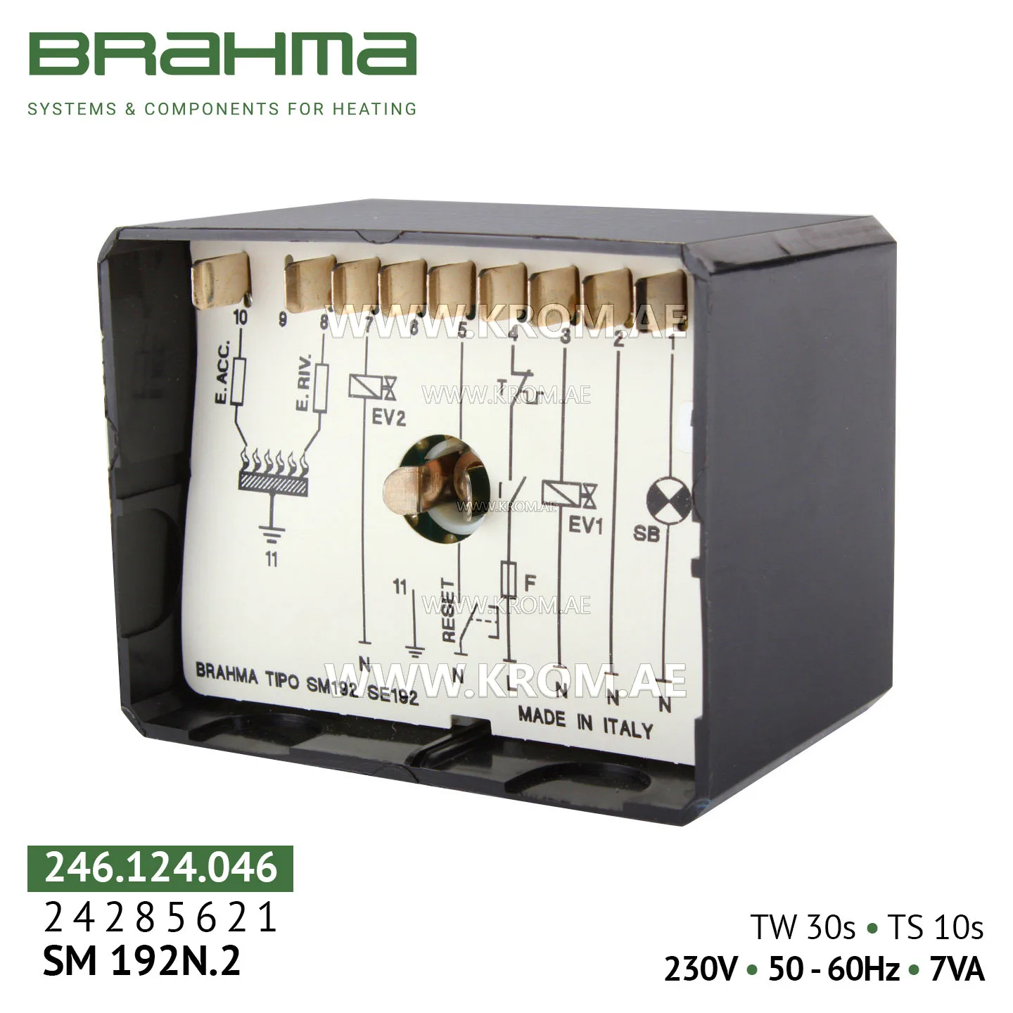 Brahma 24285621 SM192N.2 control box