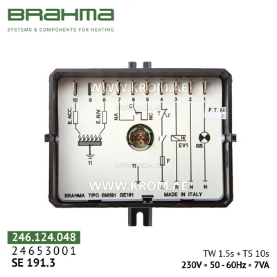 Brahma 24653001 SE191.3 control box