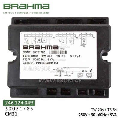 Brahma 30021785 CM31 control box