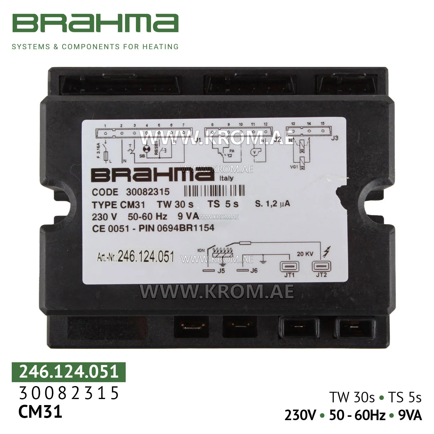 Brahma 30082315 CM31 control box