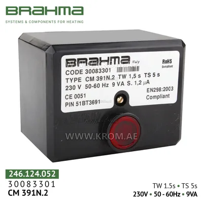 Brahma 30083301 CM391N.2 control box