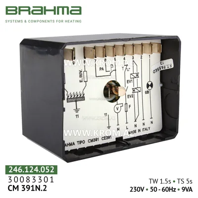 Brahma 30083301 CM391N.2 control box