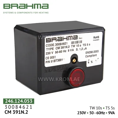 Brahma 30084621 CM391N.2 control box