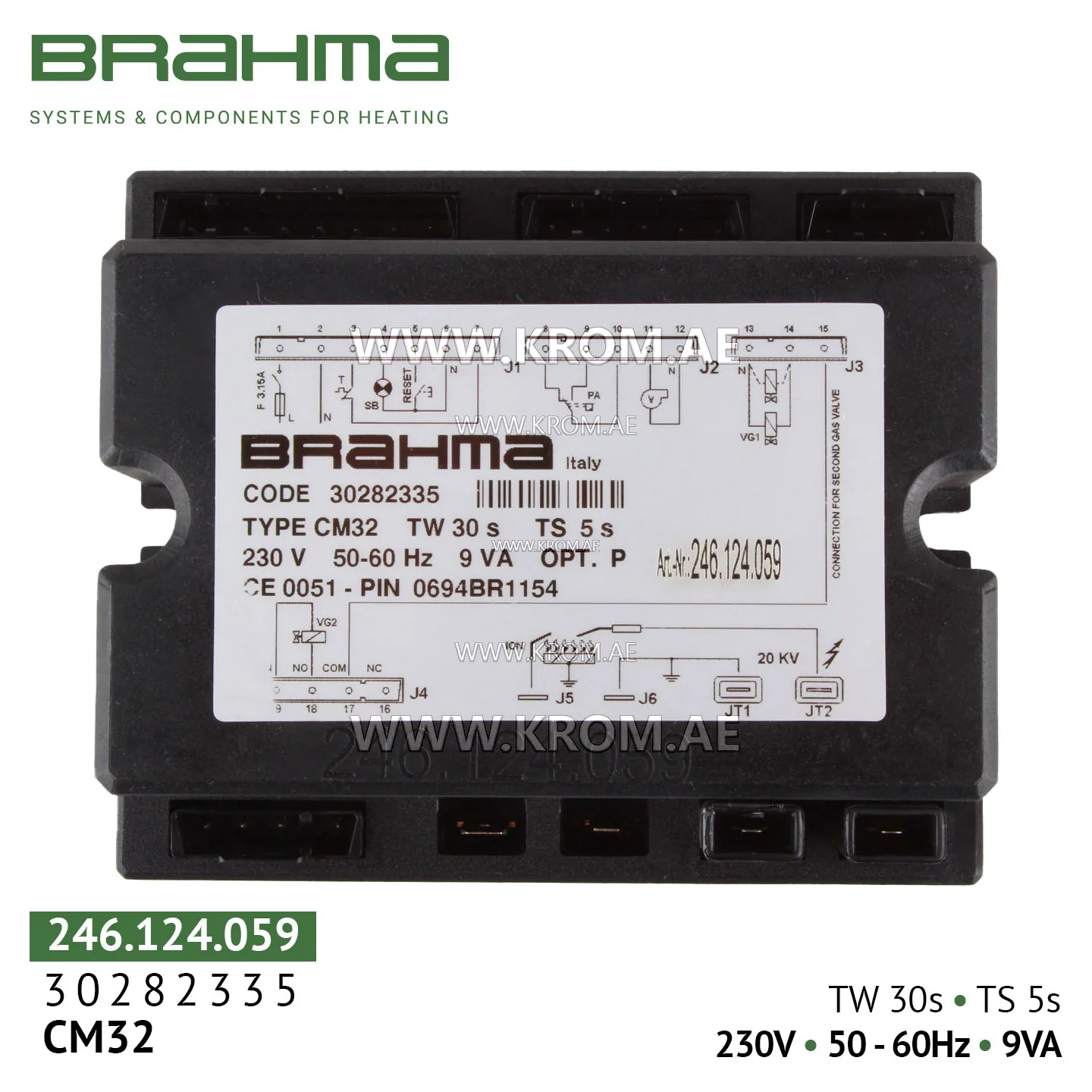 Brahma 30282335 CM32 control box