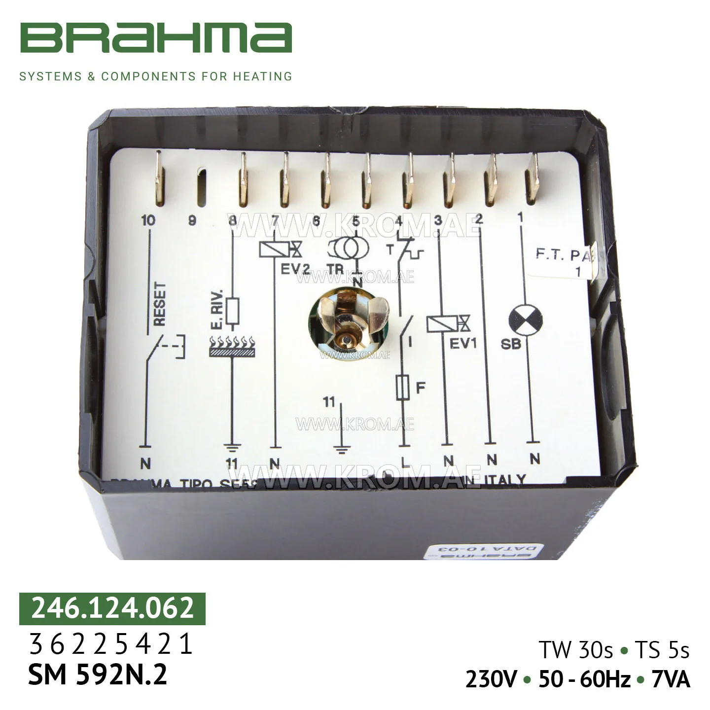 Brahma 36225421 SM592N.2 control box
