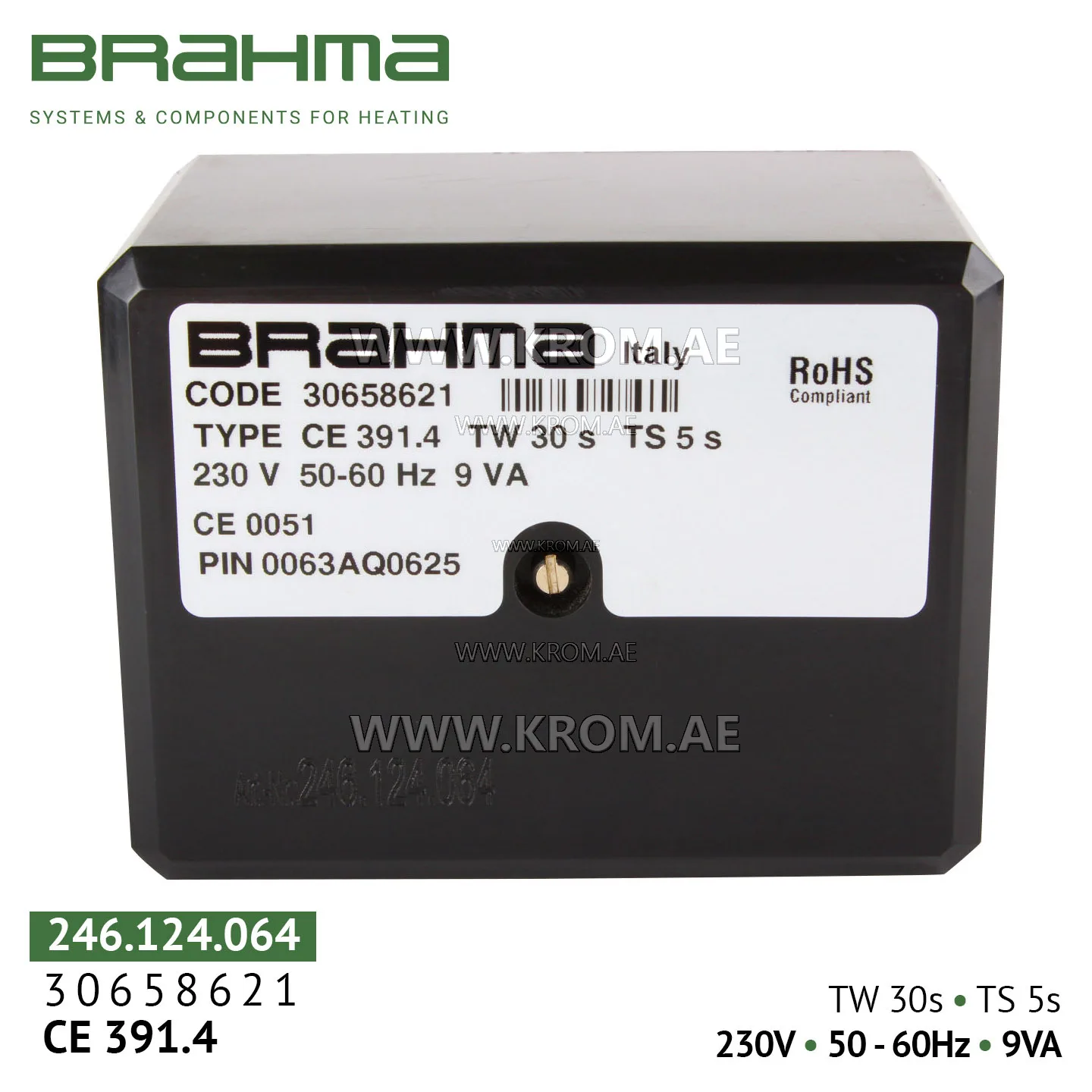 Brahma 30658621 CE391.4 control box