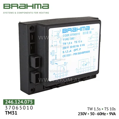 Brahma 37065010 TM31 control box