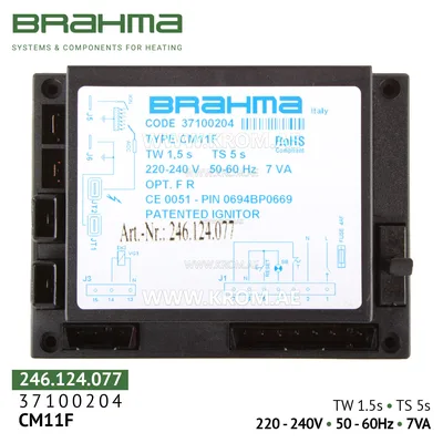 Brahma 37100204 CM11F control box