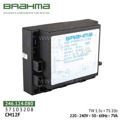 Brahma 37103208 CM12F control box