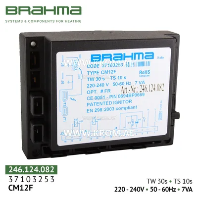 Brahma 37103253 CM12F control box
